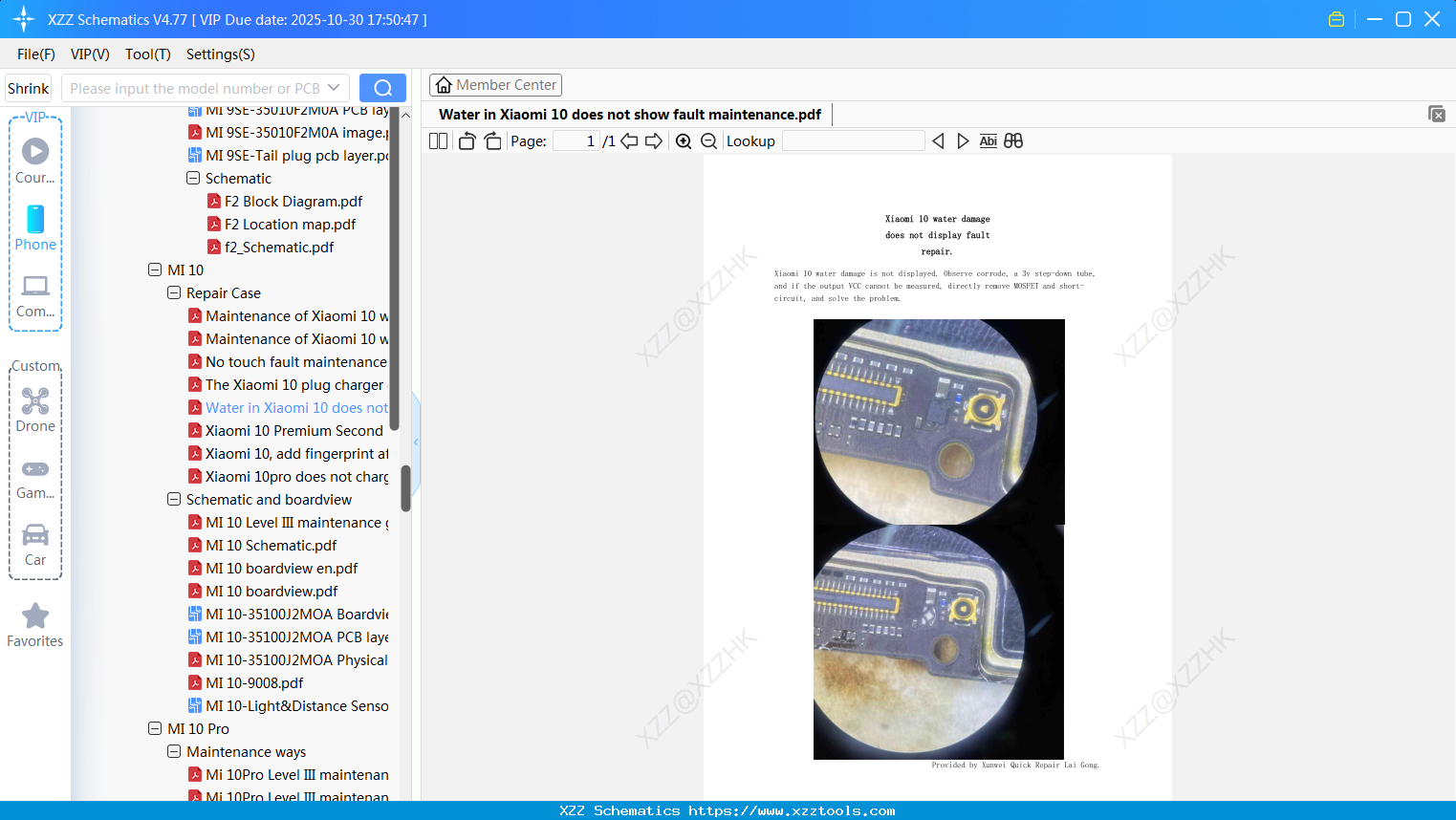 Water In Xiaomi 10 Does Not Show Fault Maintenance